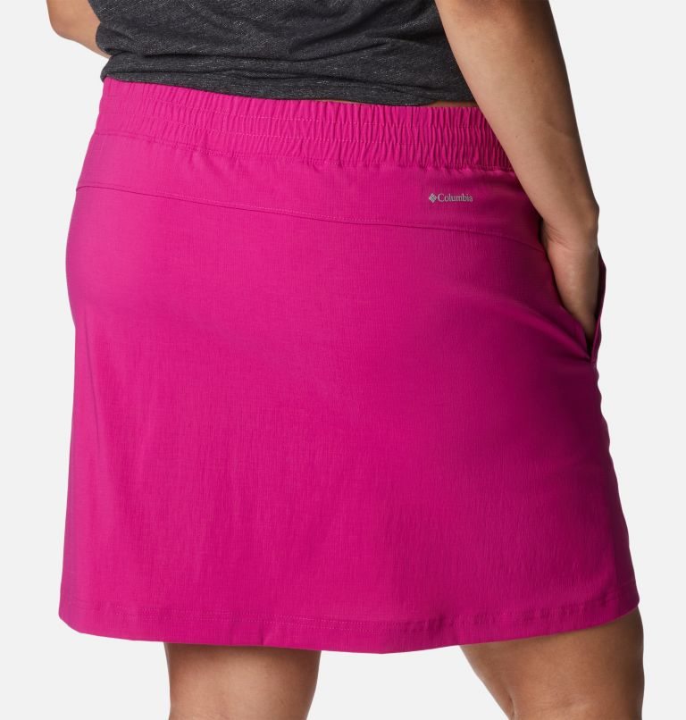 Women's Columbia On The Go Skorts Fuchsia | Plus Size CA-B305A